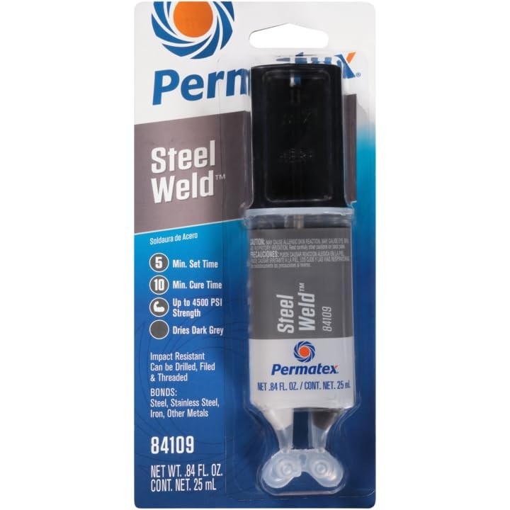 Epóxi Automotivo Permatex 84109: Reparo Forte e Durável para Aço e Alumínio (30ml)