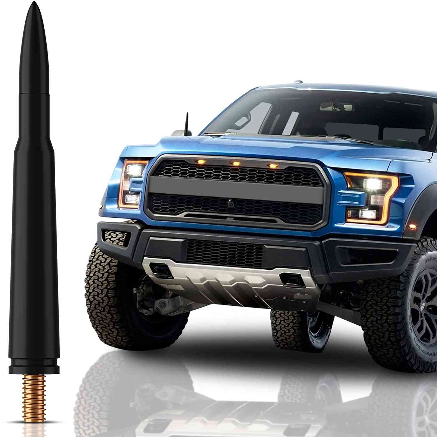 Antena Bullet Premium 10cm para Ford F150 (2009-2023) - Design Esportivo e Durável