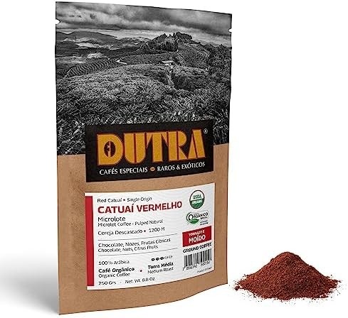Café Dutra, Orgânico Especial, Clássico, Torrado e Moído, 250g