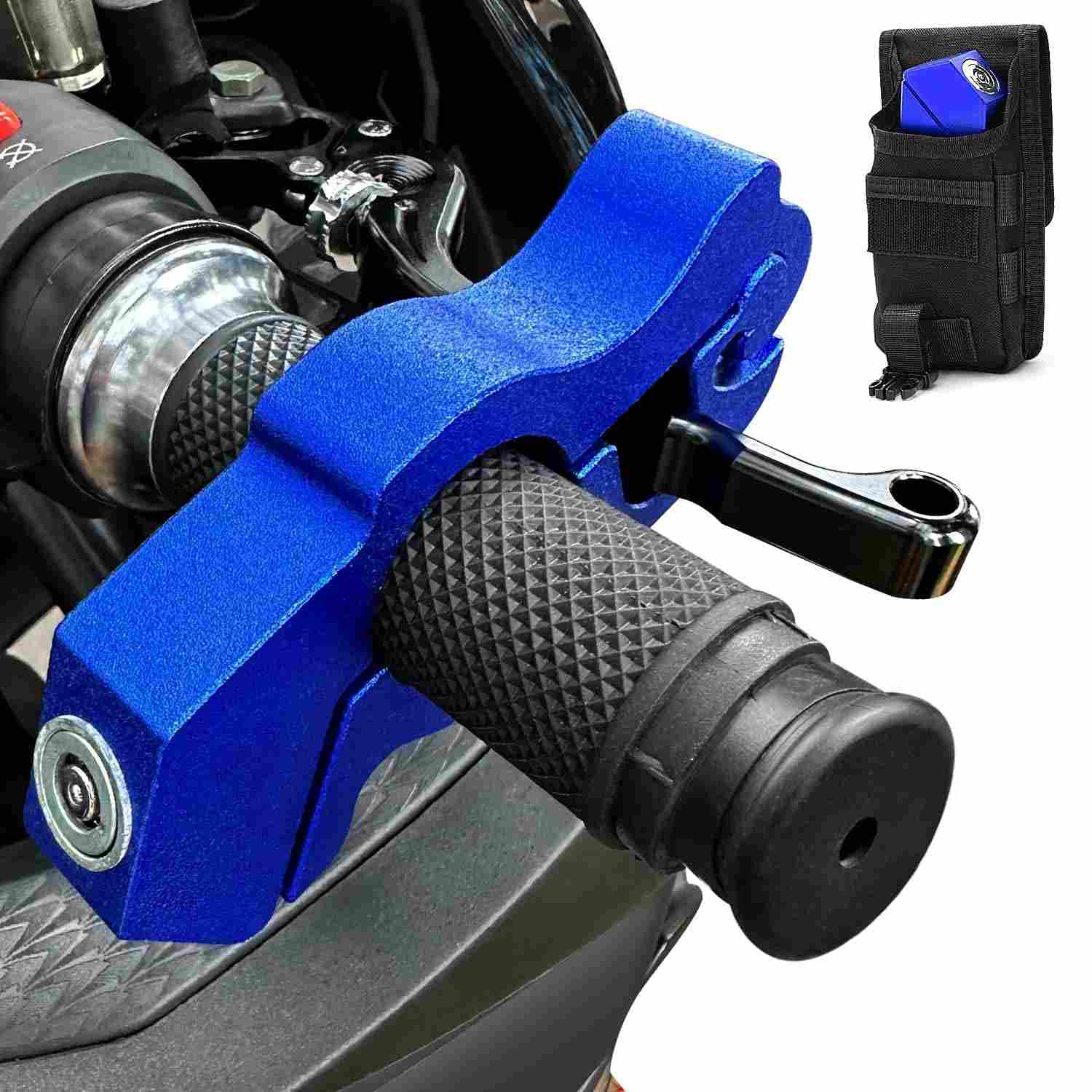 Trava Antirroubo Vofstand para Moto: Segurança CNC Heavy Duty para Acelerador e Freio