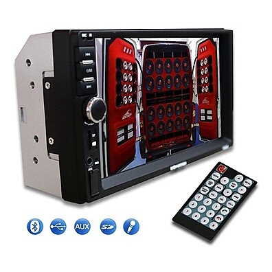 DVD 2 Din com Tela 7” HD, Bluetooth e USB – Completo!