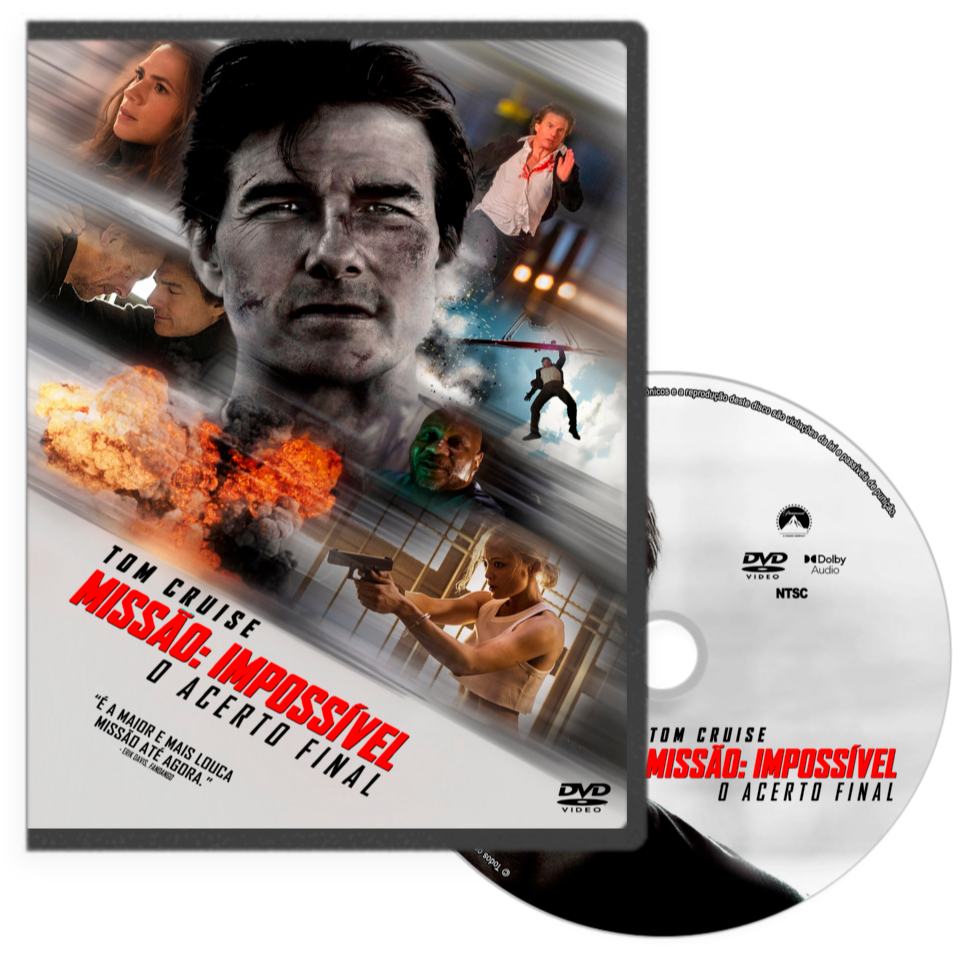 DVD Missão Impossível - O Acerto Final (2025): Dublado e Legendado