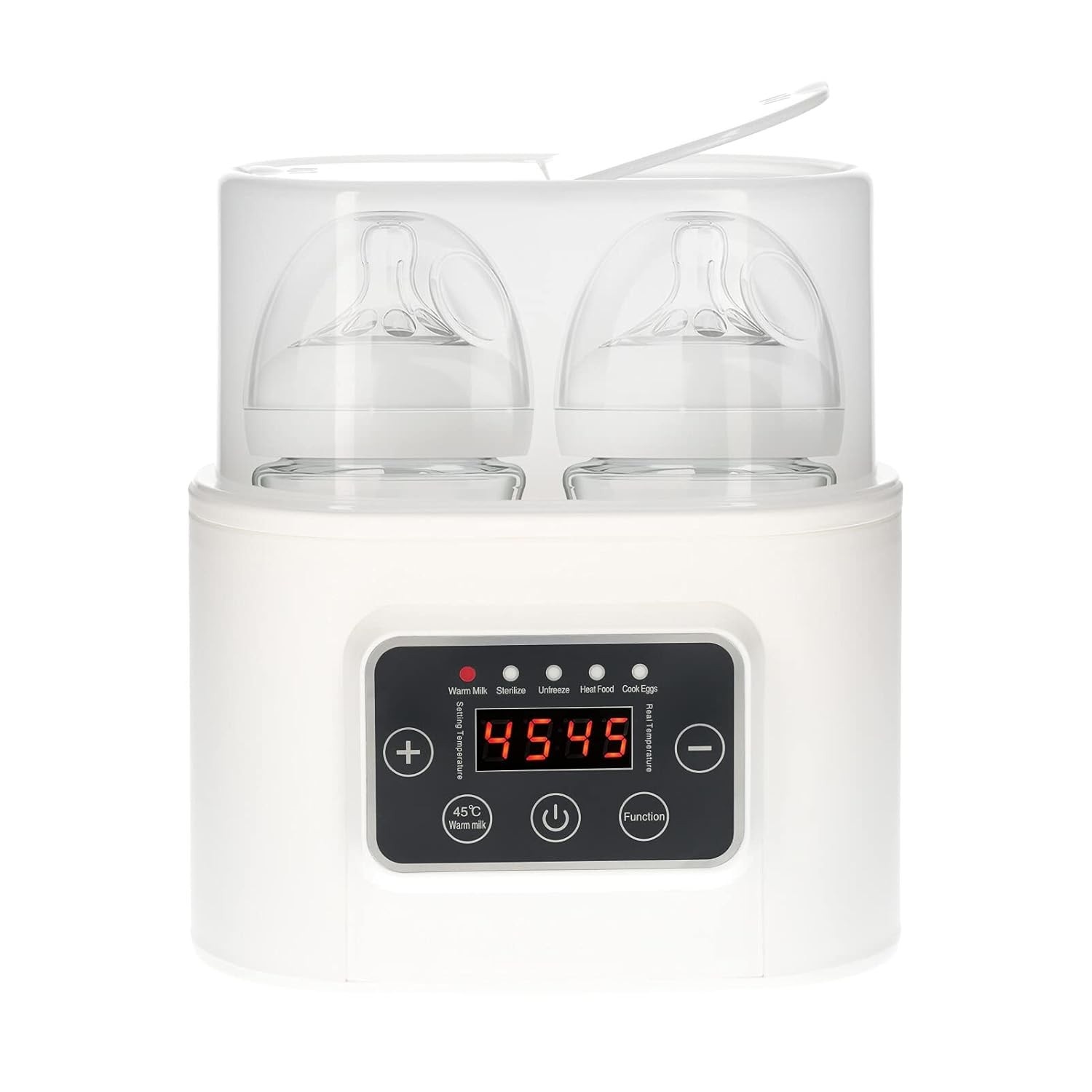 Aquecedor de Mamadeiras 5 em 1 Digital com Esterilizador e Controle de Temperatura