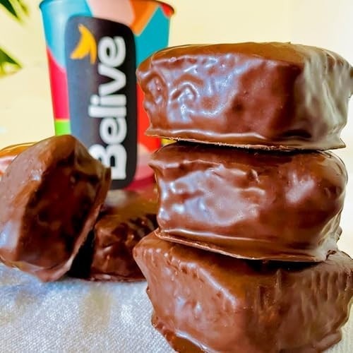 Belive Pão De Mel 100% Coberto De Chocolate Sem Açúcar Sem Glúten E Sem Lactose 45G