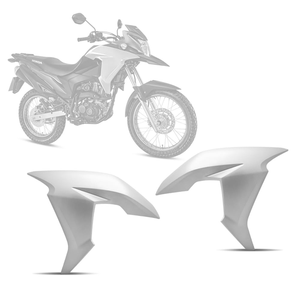 Aba do Tanque XRE 190 2018 (Par) Prata - Twister: Estilo e Proteção para Sua Moto