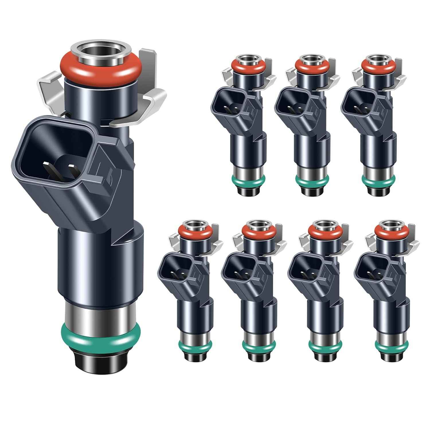 Kit 8 Injetores de Combustível 2172436 para Chevrolet e GMC (2007-2009) - Desempenho e Economia