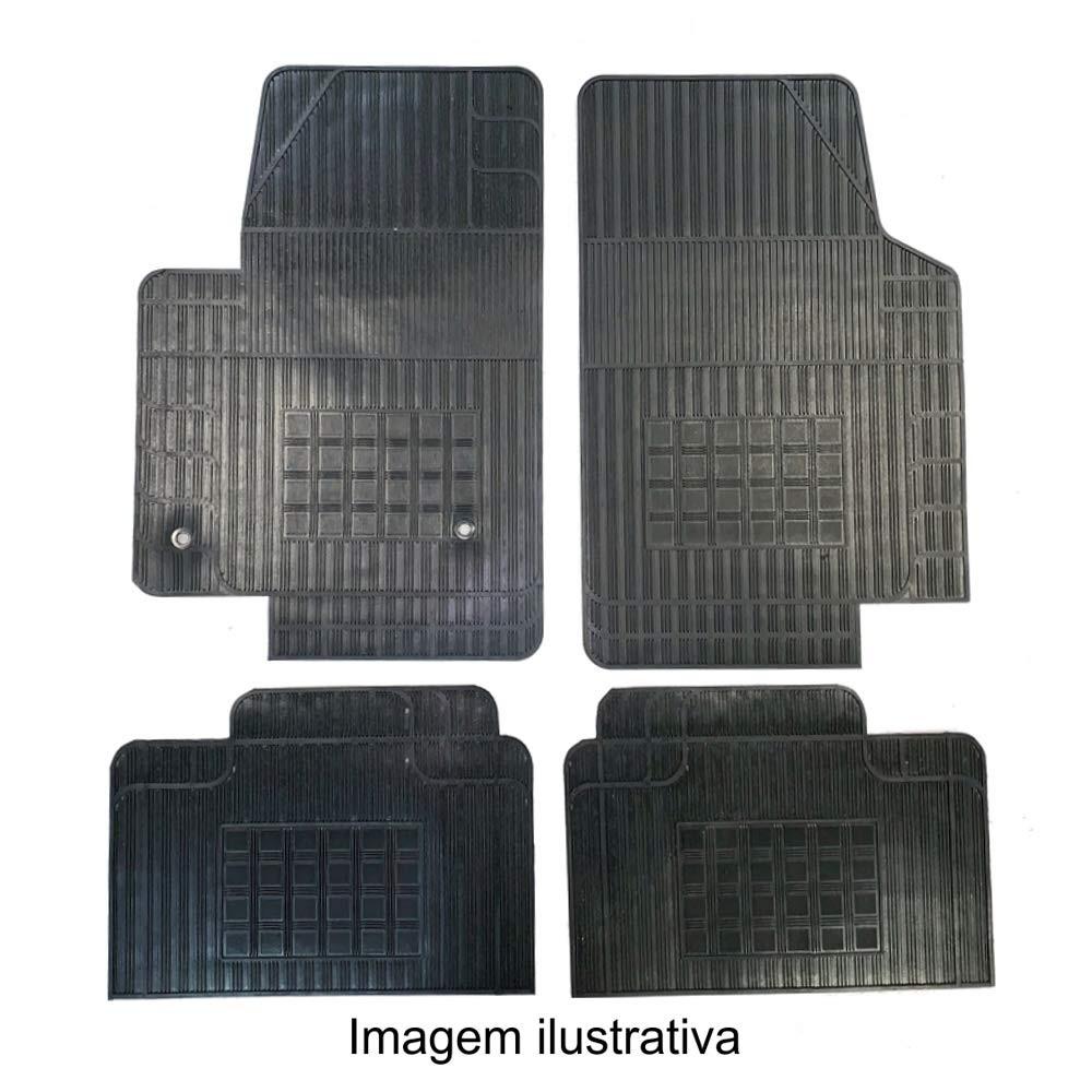 Tapete de Borracha Premium para VW Polo 2018-2023 - Proteção e Estilo EQMAX