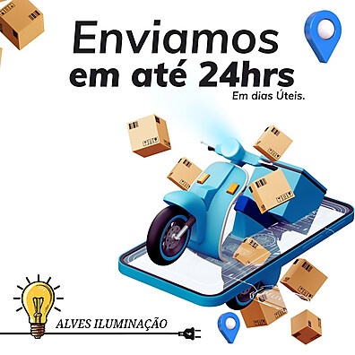 Luminária Pendente Popy com Fio Cabo e Soquete E-27
