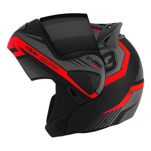 Capacete Escamoteável Pro Tork V-Pro Jet 3 Vermelho - Segurança e Estilo para Sua Pilotagem