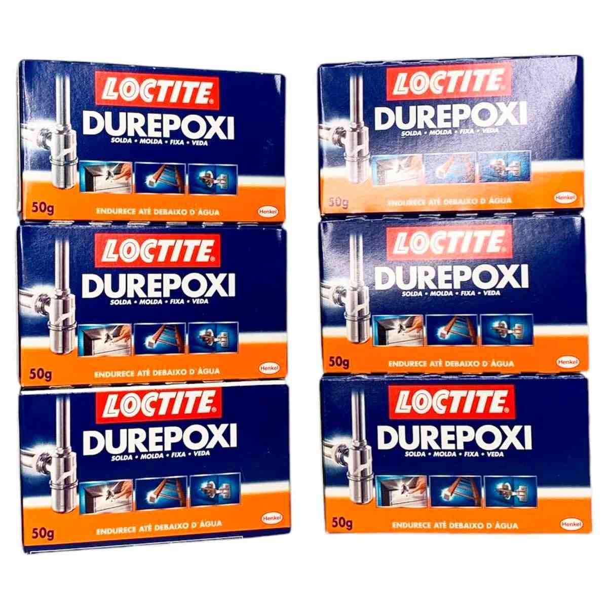 Kit 6 Massas Adesivas Durepoxi 50g: Vedação e Reparo Multiuso