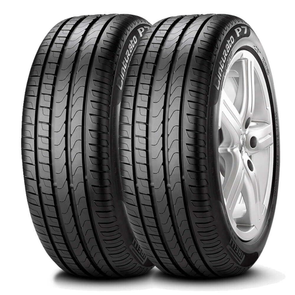 Kit 2 Pneus Pirelli Cinturato P7 Aro 18 215/45R18 89W: Performance e Segurança