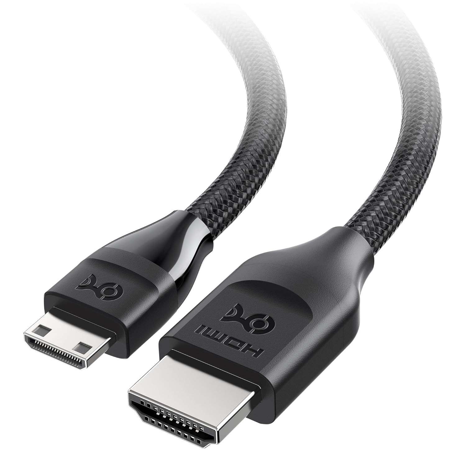 Cabo Mini HDMI para HDMI 2.1 8K 48Gbps 2m - Conexão Ultra HD para Câmeras, Monitores e Raspberry Pi