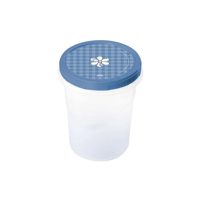 Pote Redondo 90ml Plasútil - Armazenamento Moderno e Seguro para Cozinha e Papelaria