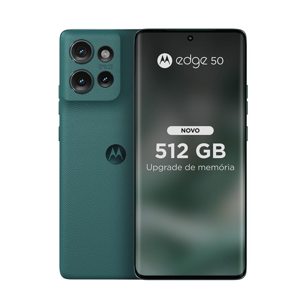 Motorola Edge 50 5G: Potência AI, Câmera Sony 50MP e Ultrarresitência Militar - 512GB/24GB RAM