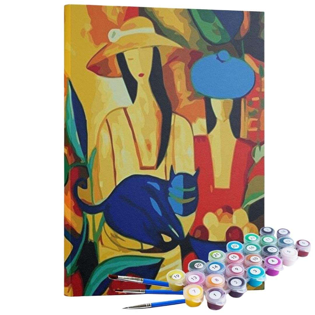Kit Pintura Terapêutica para Mulheres - Arte Abstrata com Benefícios Emocionais e Mentais