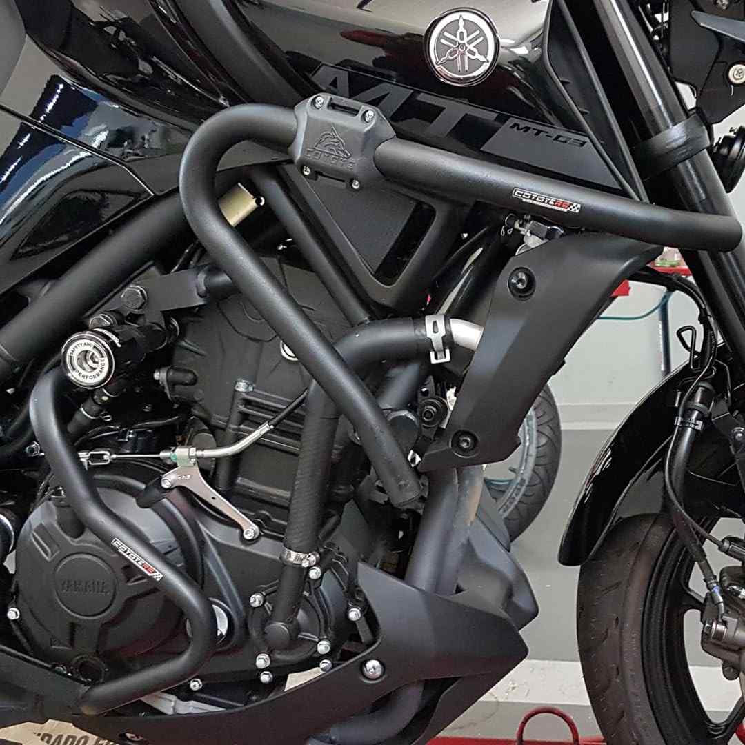 Kit Protetor de Motor Coyote Inferior e Superior Carenagem MT-03 (2021+) - Segurança e Estilo