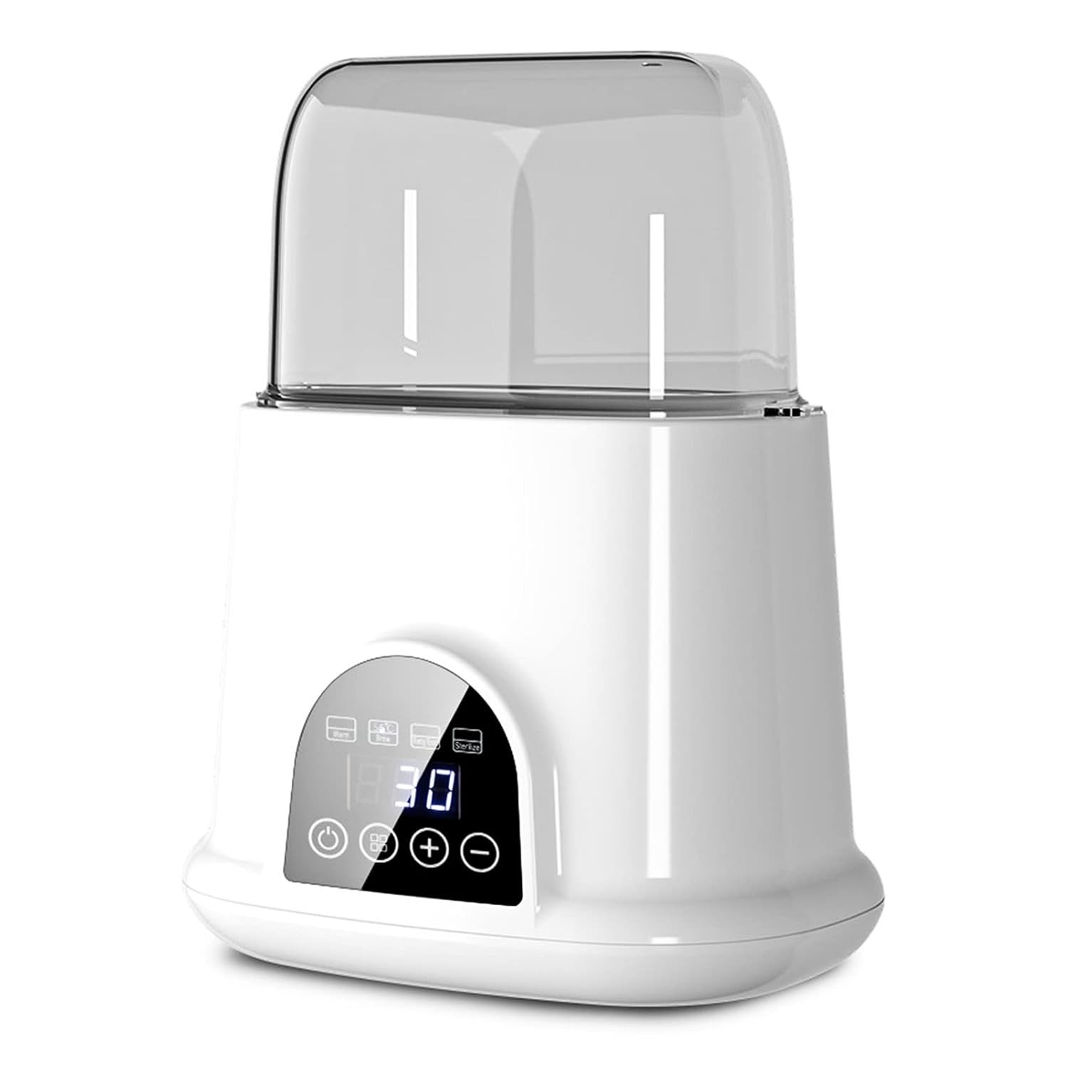 Aquecedor de Mamadeira Multifuncional 4 em 1 com Estérilização a Vapor e Controle LED