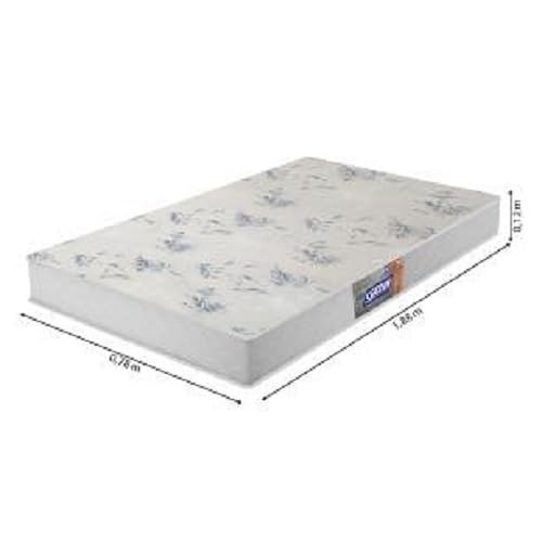 Colchão Solteiro D20 Supreme Branco 78x188x12cm - Conforto e Durabilidade para seu Descanso
