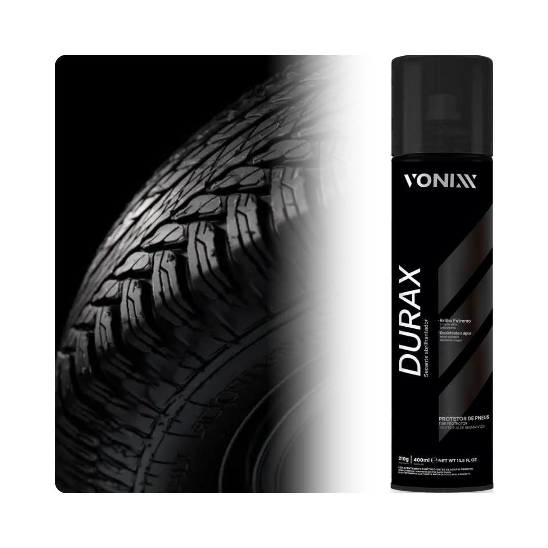 Durax Vonixx: Pretinho para Pneus com Brilho Intenso e Durabilidade Extrema