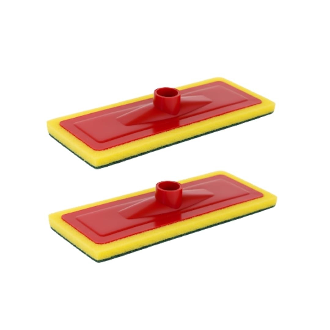 Kit 2 Rodo Esponja Espuma para Limpeza Pesada - Esfregão Mop Abrasivo Lava Piso e Azulejo Multiuso
