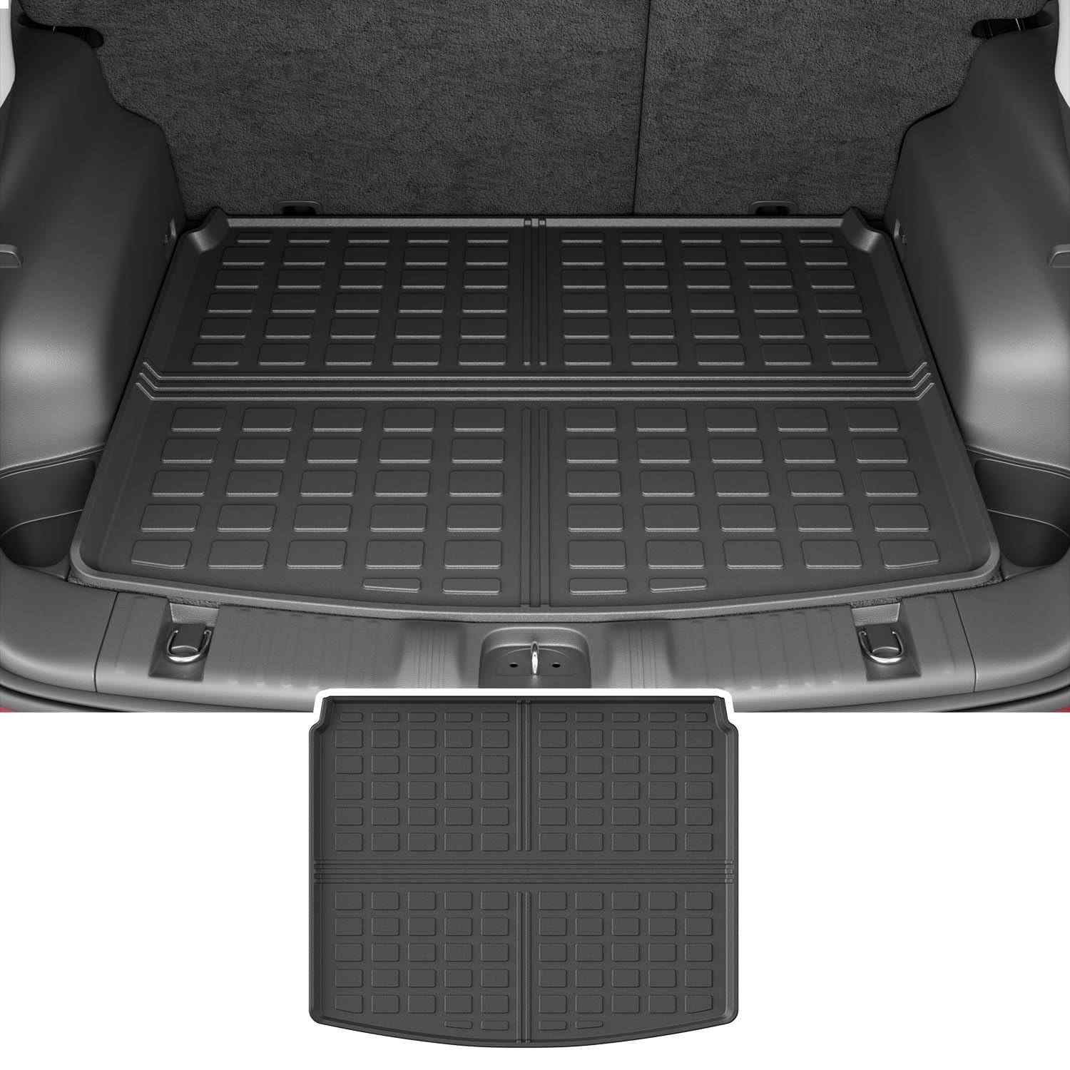 Tapete de Porta-Malas Jeep Compass 2017-2023 powoq TPE - Proteção e Estilo Premium