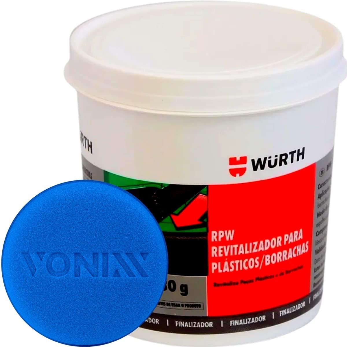Revitalizador W-Max Wurth 680g: Plásticos e Borrachas Novos e Protegidos