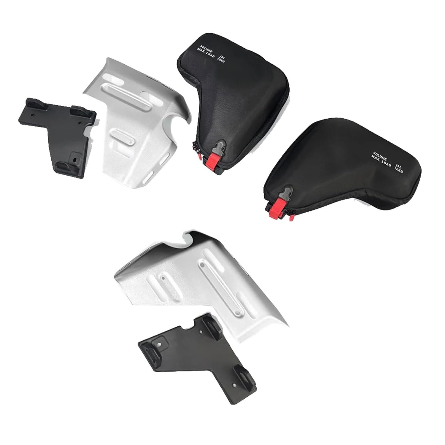 Bolsas Laterais de Radiador 4L para BMW R1300GS Adventure - Armazenamento Extra e Proteção