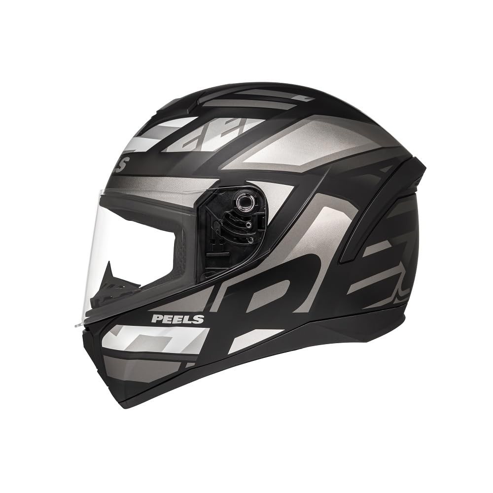 Capacete Peels Spike II Mx2 Preto Fosco c/ Grafite - Segurança e Estilo para Você!