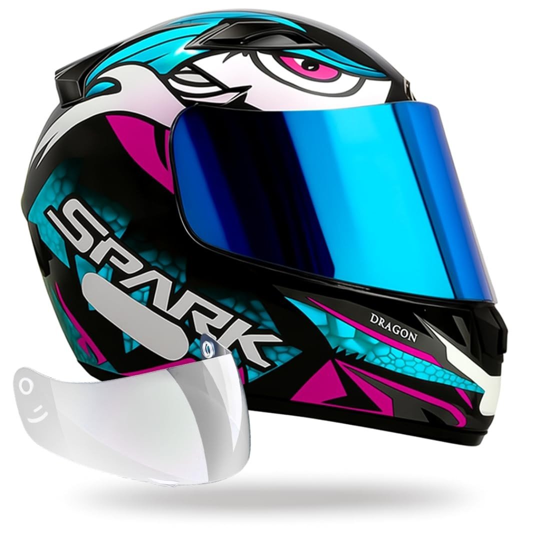 Capacete EBF Dragon Tiffany: Estilo, Segurança e Visibilidade Inigualáveis
