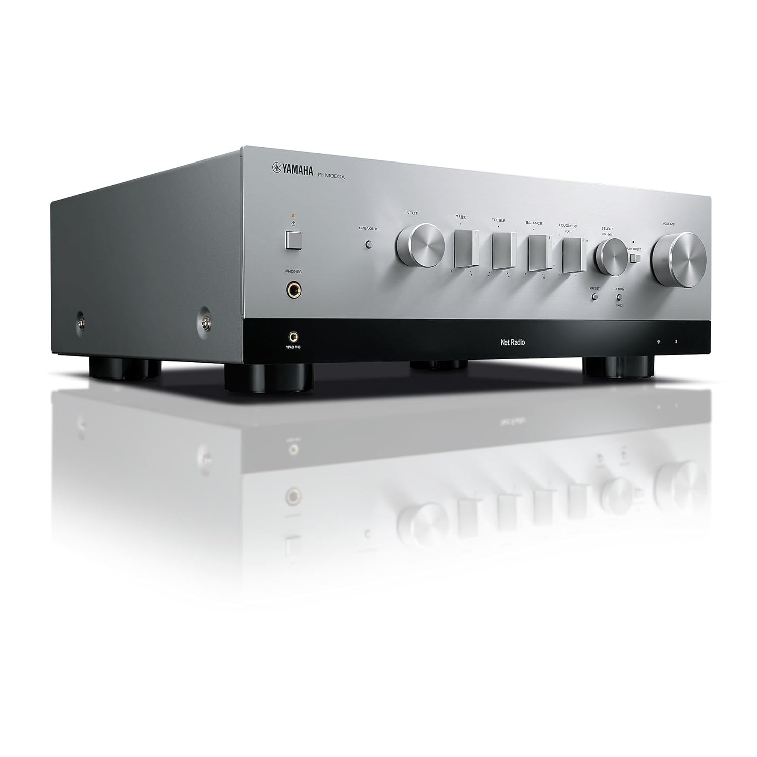 Receptor Yamaha R-N1000A Prata: Hi-Fi, Streaming, HDMI e DAC ESS SABRE