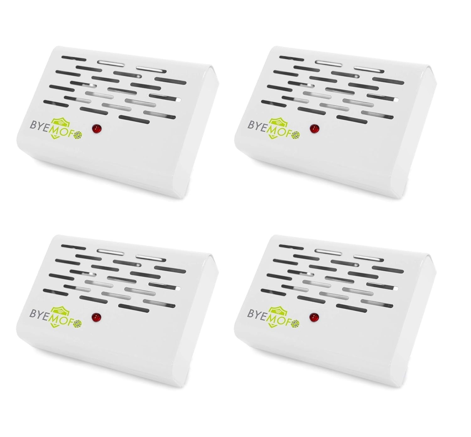 Kit 4 Aparelhos Anti Mofo Elétrico 110V - Bye Mofo AM01 Contra Bolor e Ácaros
