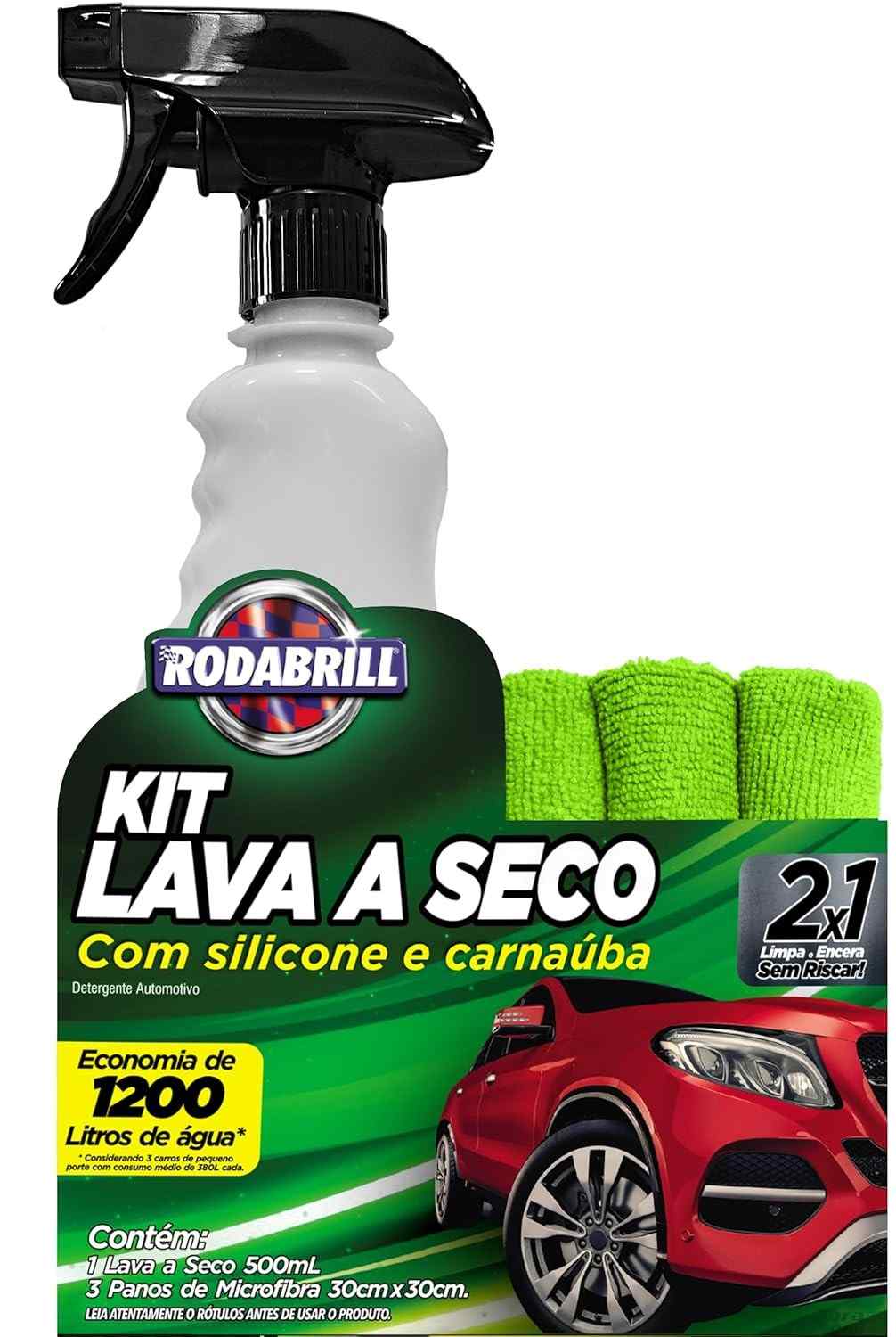 Kit Lava a Seco Rodabrill: Limpeza e Brilho sem Água para seu Carro!