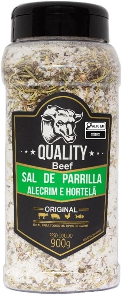 Quality Beef Tempero Sal de Parrilla Alecrim e Hortelã 900g