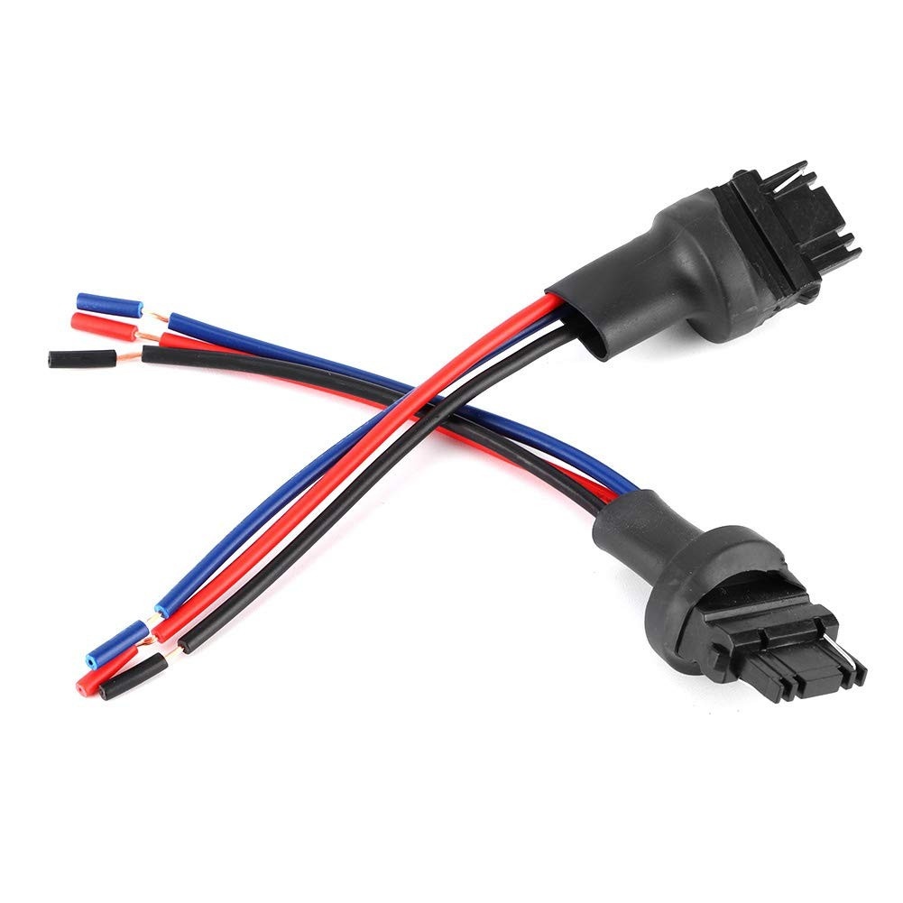 Adaptador Soquete 3157 YCTZE: Conexão Plug and Play para Luzes de Freio, Seta e DRL