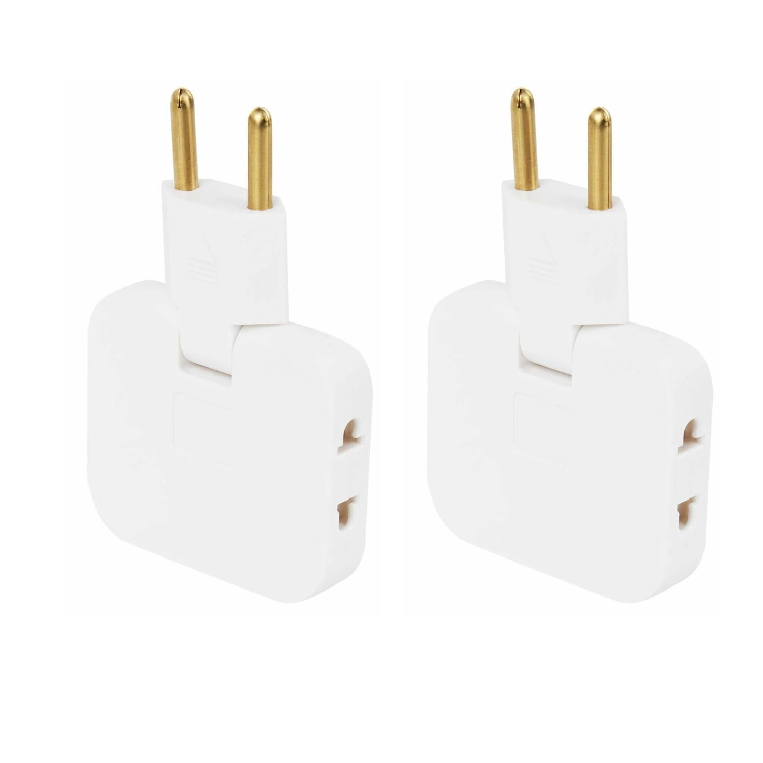 Kit 2 Adaptadores de Tomada Articulado Flexível 3 Saídas 10A - Organize e Amplie suas Conexões!