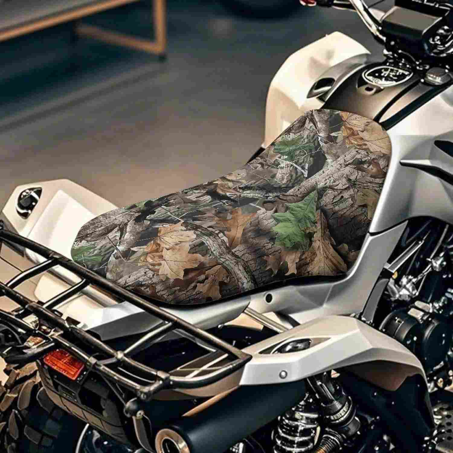 Capa de Assento SEANATIVE para Quadriciclo: Proteção Camuflada e Conforto Universal