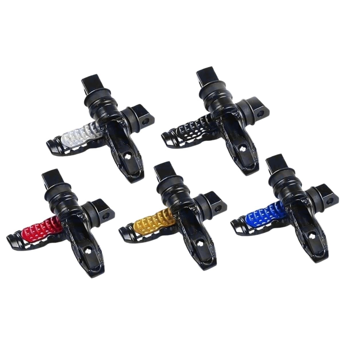 Pedaleira Esportiva Azul Universal para Motos - Estilo e Conforto