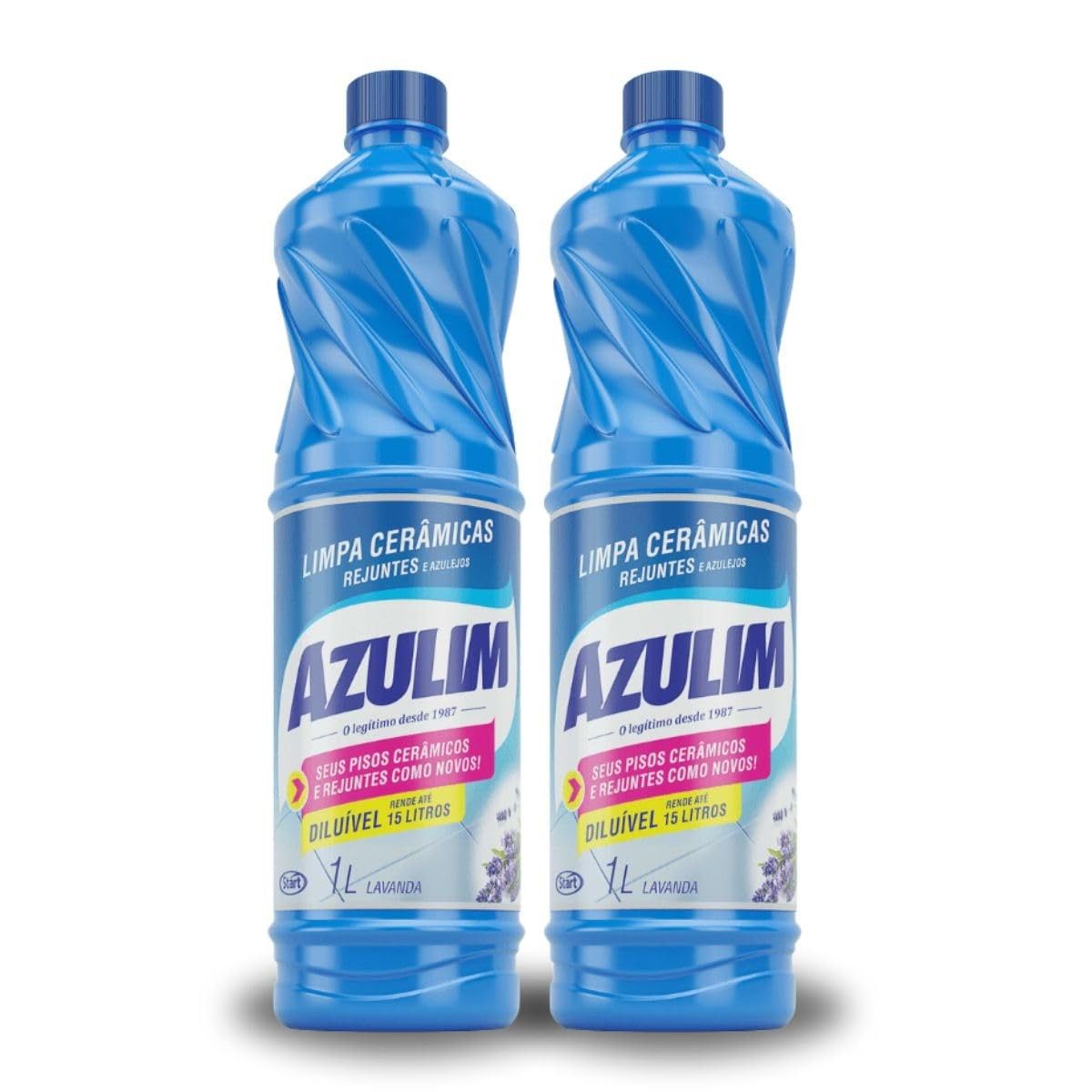 Kit Azulim Limpeza Profunda para Pisos e Azulejos - 2 Unidades com Ação Rápida