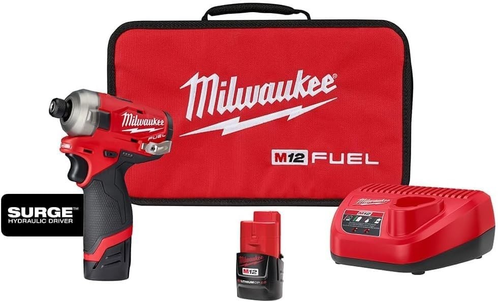 Kit 2 Baterias M12 Fuel Surge 0,63cm: Potência e Silêncio para Profissionais