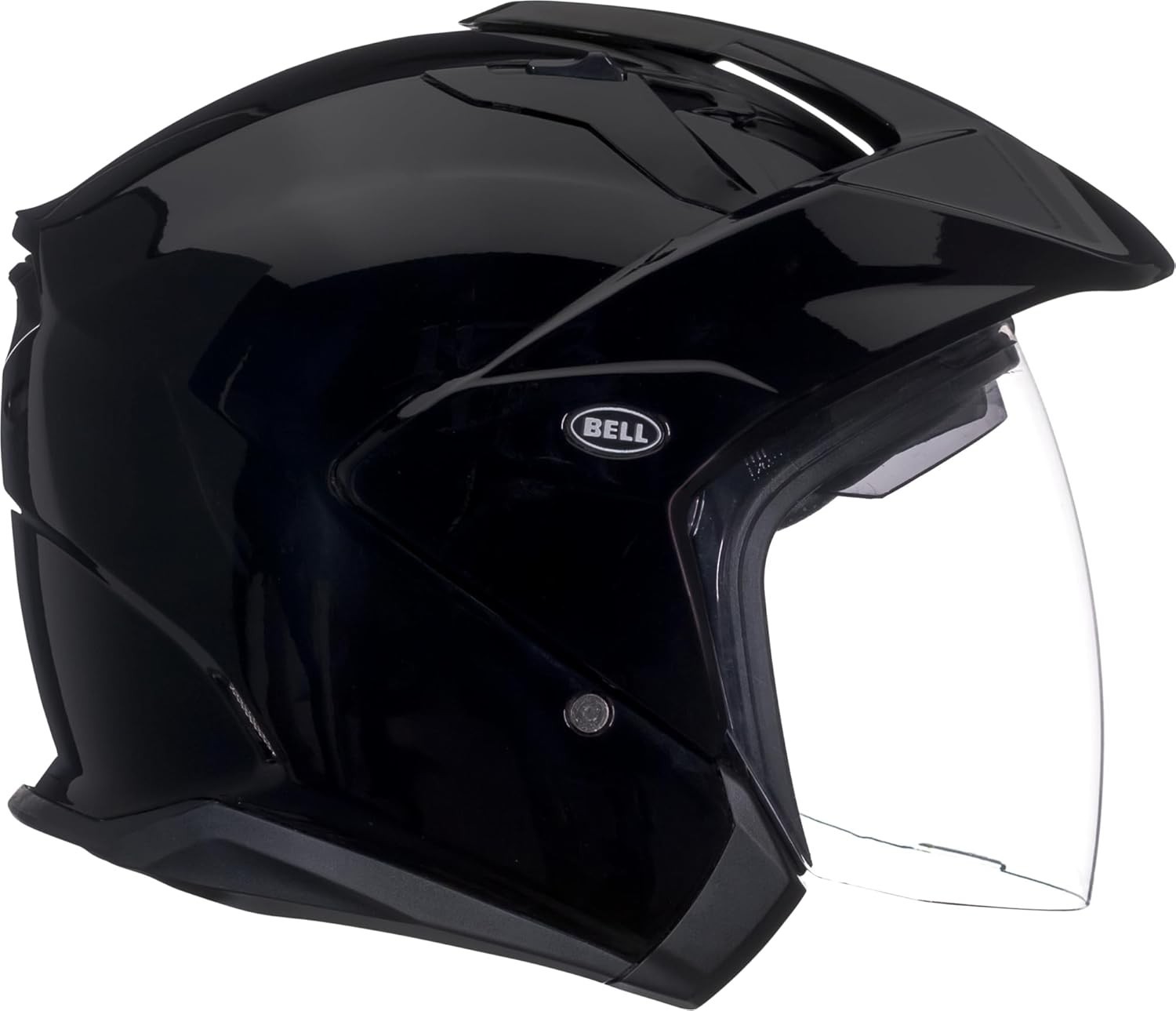 Capacete Bell Mag-9 Aberto Preto Brilhante - Conforto e Segurança para Sua Moto