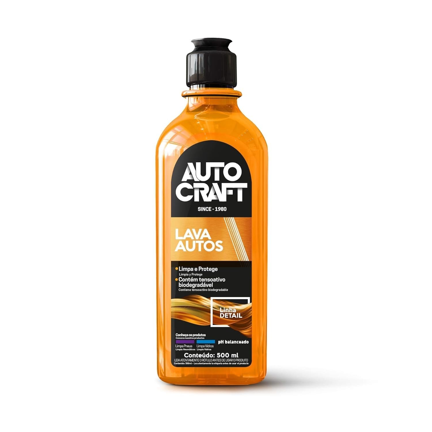 AUTOCRAFT Lava Autos 500ml: Brilho Impecável e Proteção para Seu Carro