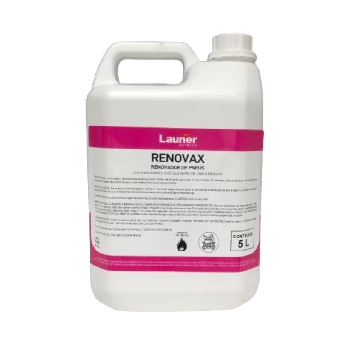 Pneu Pretinho Renovax 5L: Brilho e Proteção Duradoura para Todos os Veículos