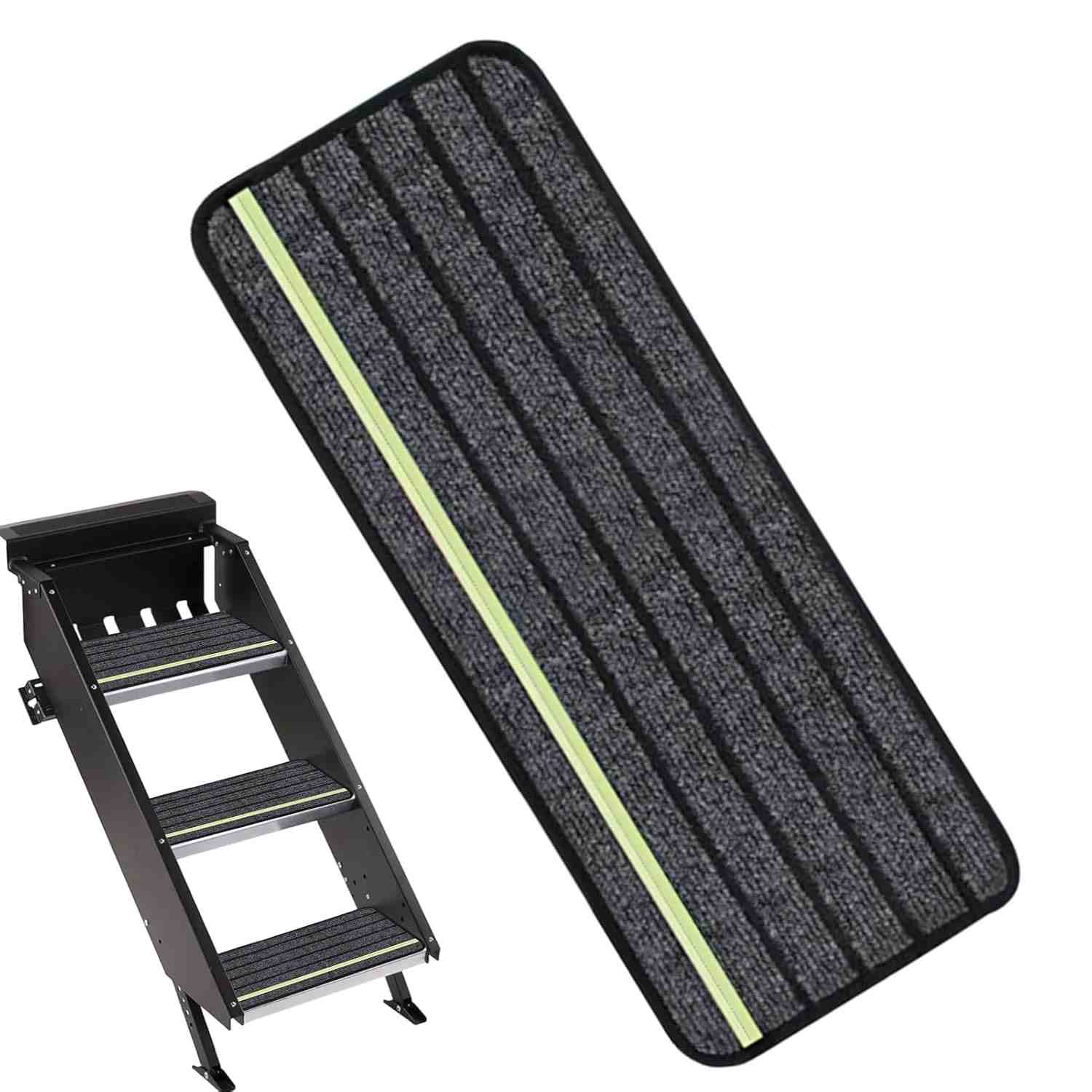 Capa Degraus RV Antiderrapante Luminosa - Segurança e Estilo para sua Escada