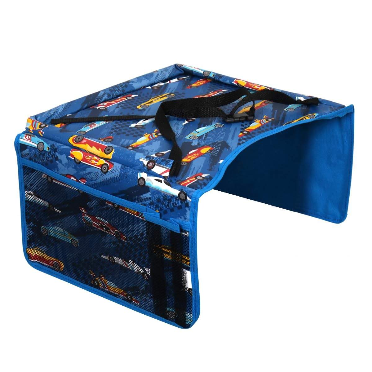Mesinha Infantil Portátil Azul para Carro e Carrinho - Estilo Montessoriano