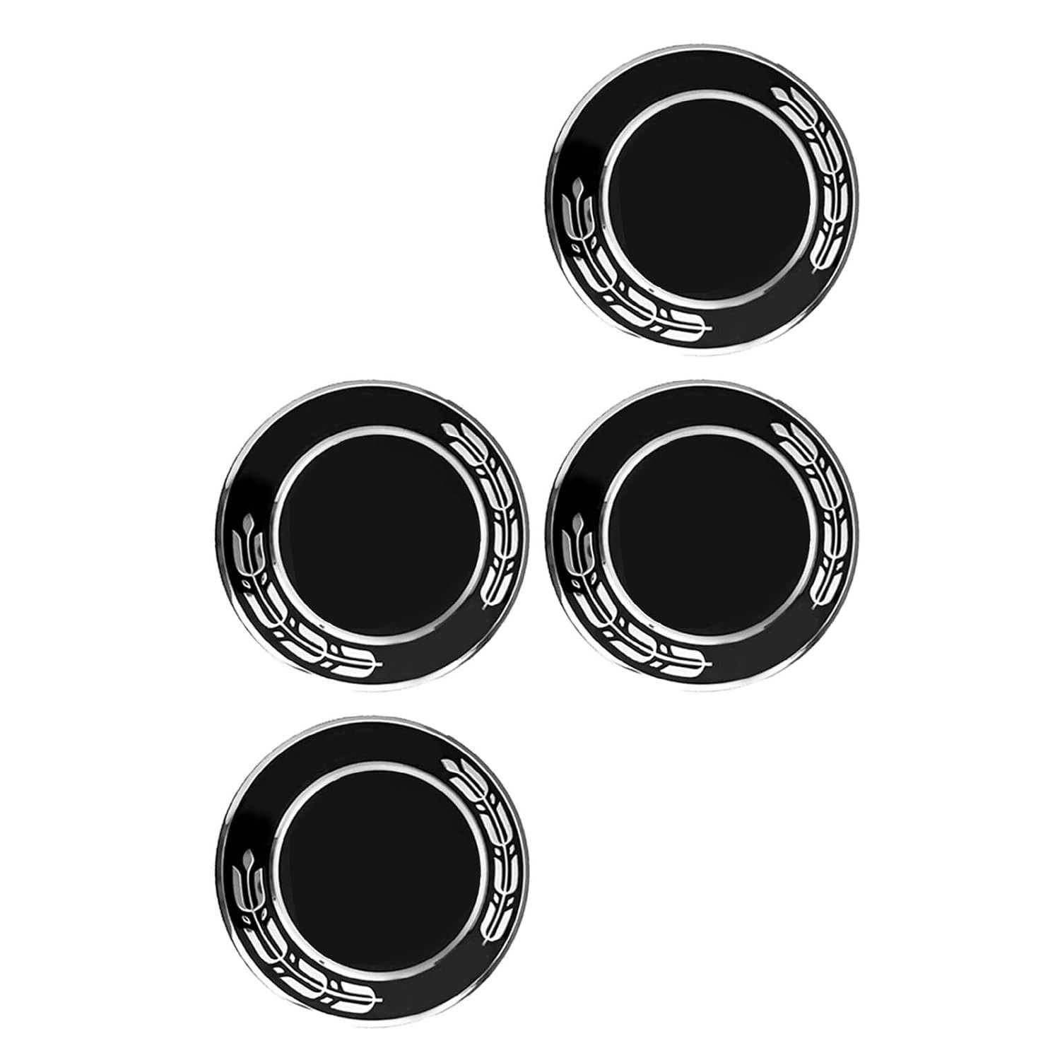 4x Capas Centro Roda Carro 75mm ABS Premium - Design Moderno e Fácil Instalação