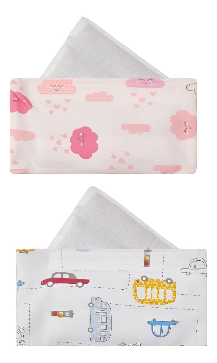 Faixa Abdominal Térmica com Ervas e Sementes para Bebê - Alívio Natural da Cólica em Malha Estampada