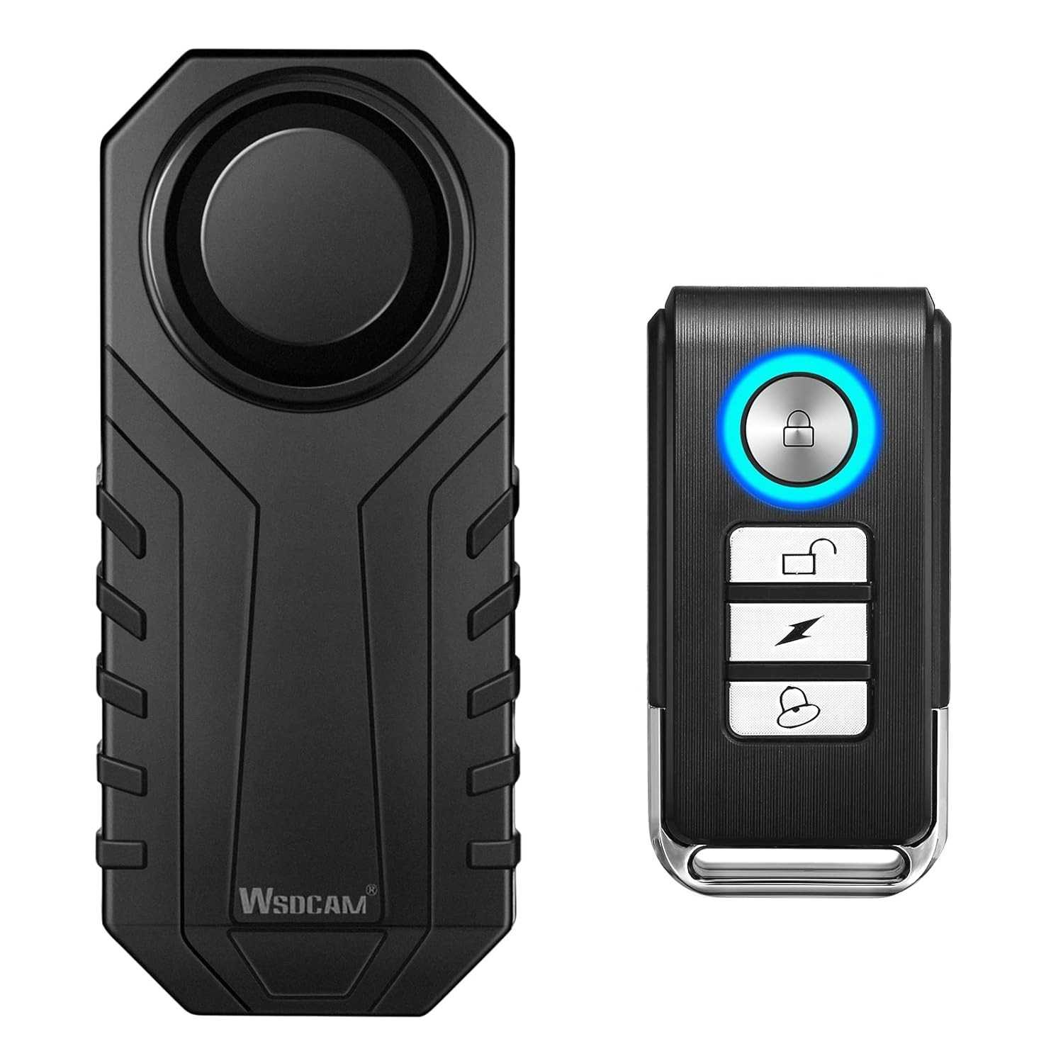 Alarme Wsdcam 113dB para Bicicleta e Moto: Segurança Antifurto com Sensor de Vibração e Controle Remoto