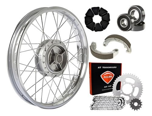 Kit Roda Traseira Completa Honda Titan 150 / Fan 150: Performance e Durabilidade