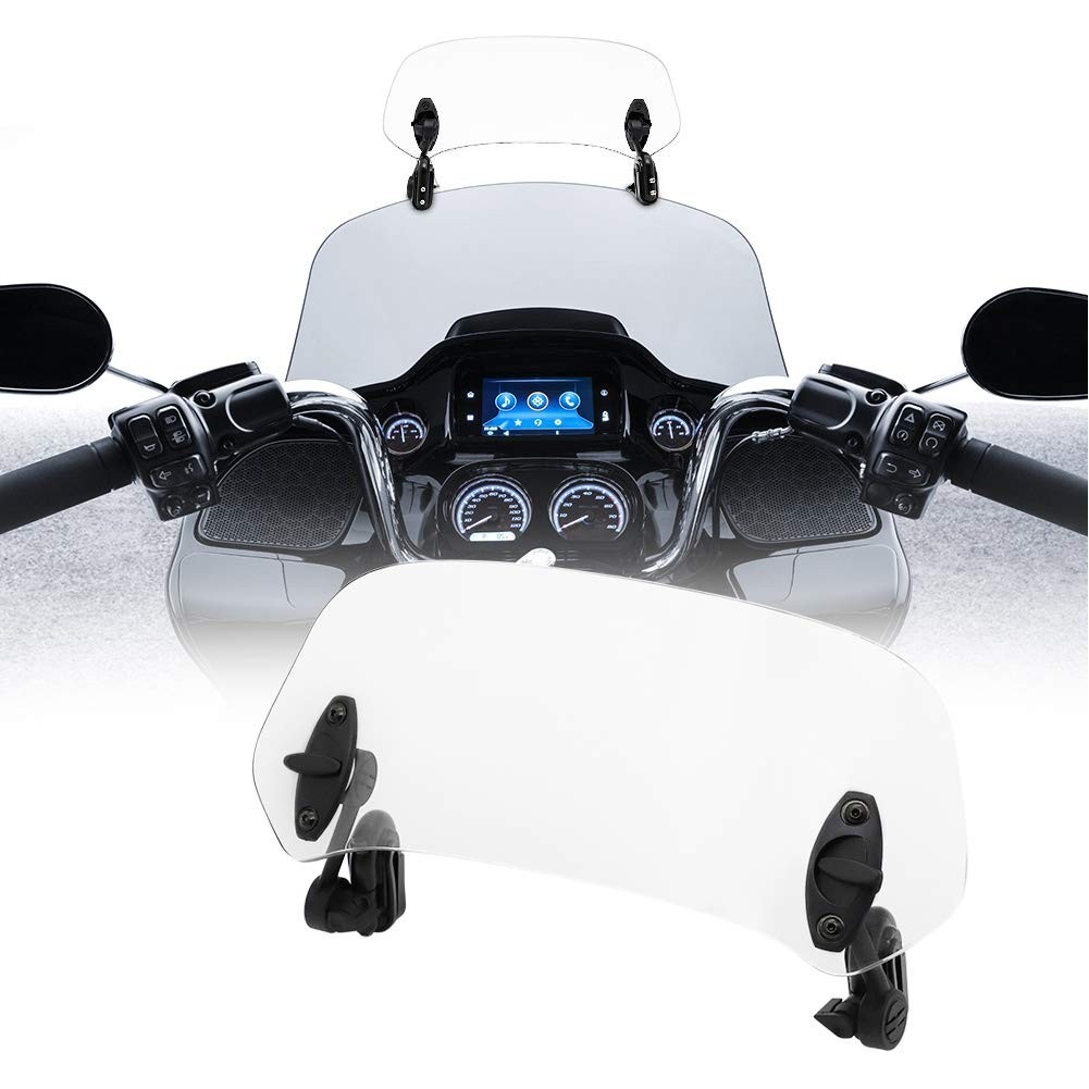 Extensão de Para-brisa Universal para Moto: Conforto e Segurança Ajustável