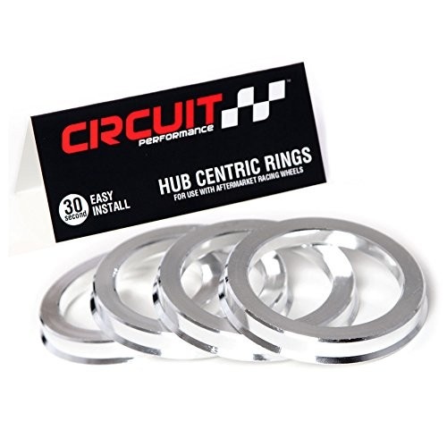 Anéis Centrais de Cubo Circuit Performance: Precisão e Conforto para Seu Veículo (72.56mm OD para 54.1mm ID)